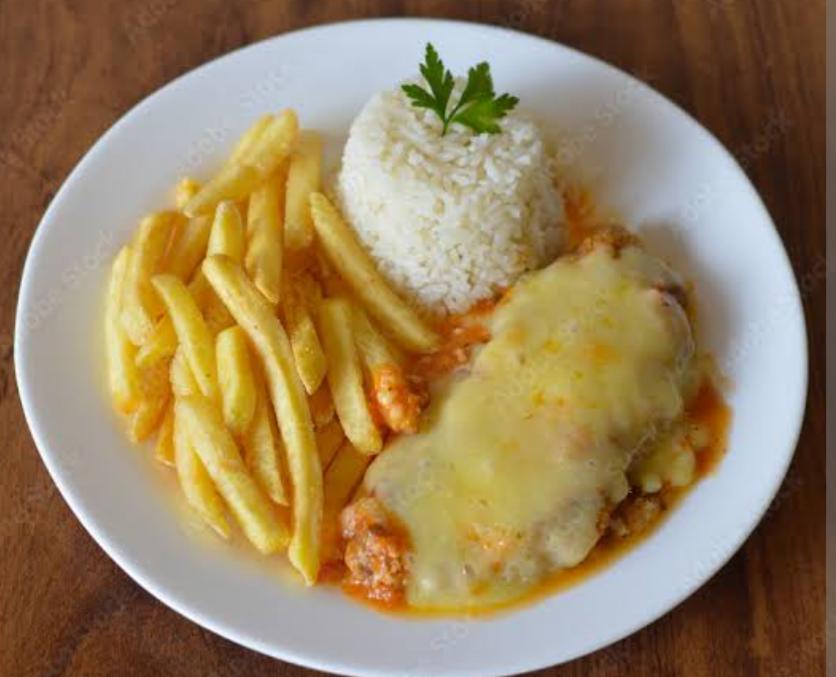 Parmegiana de frango individual